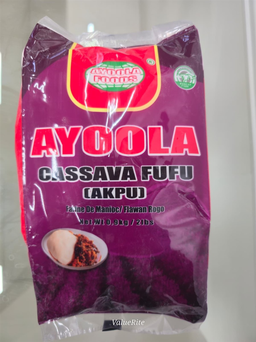 Ayoola Cassava Fufu (Akpu) — 2lbs