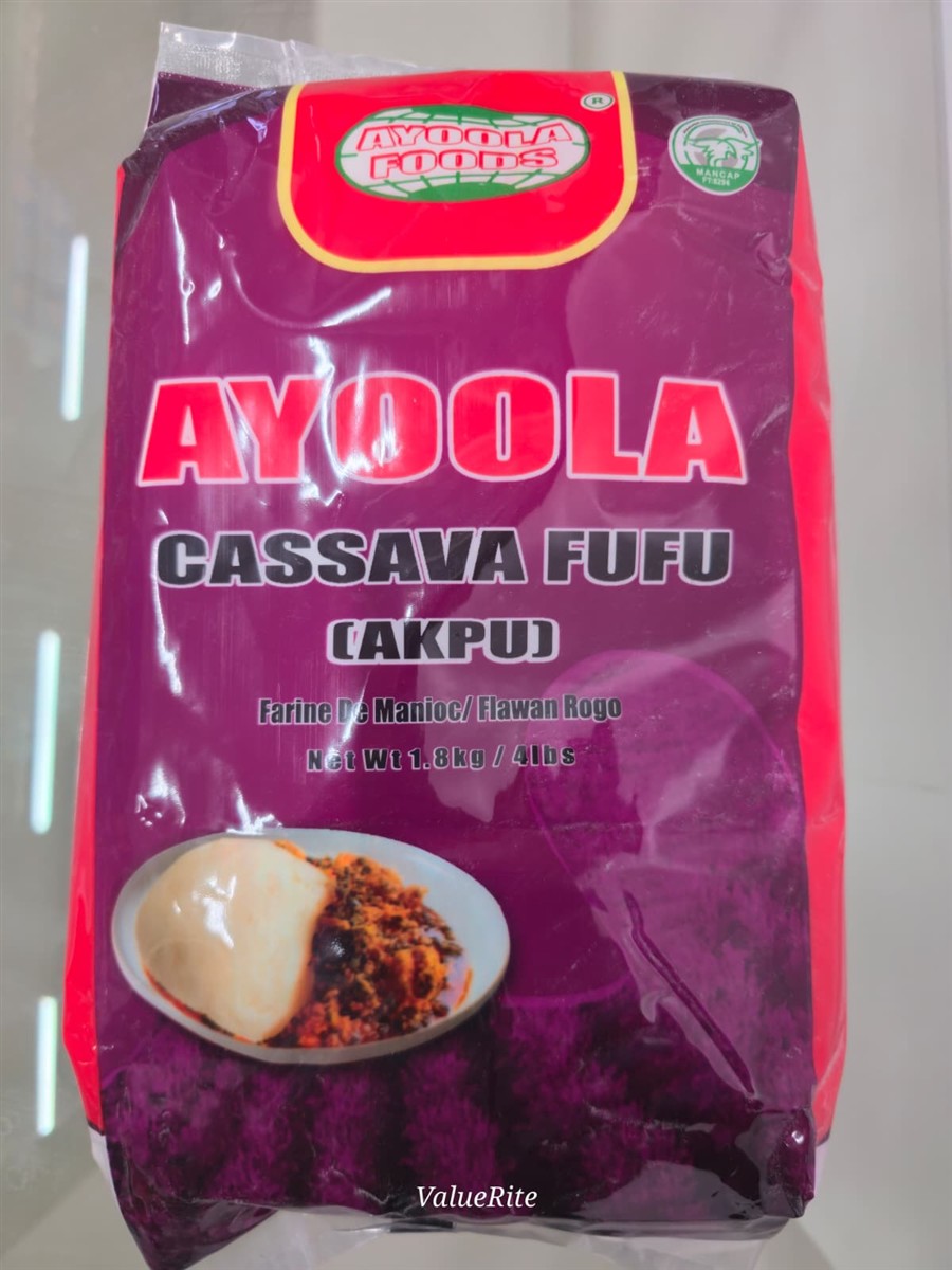 Ayoola Cassava Fufu (Akpu) — 4lbs