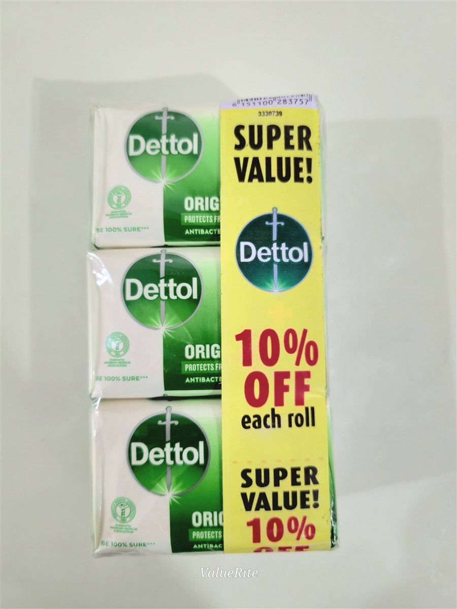 Dettol Original Bar Soap — Pack of 6
