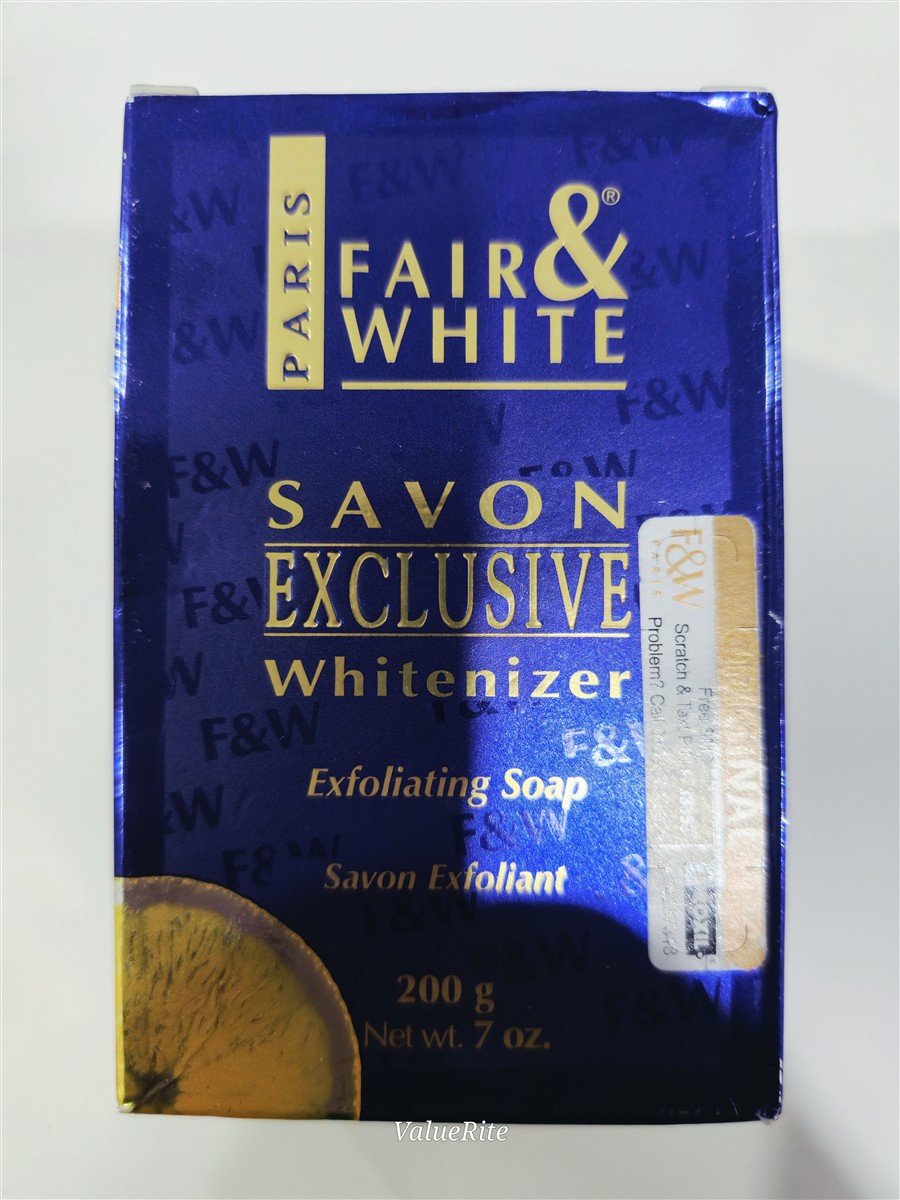 Fair & White Bar Soap — Exfoliating (Orange)