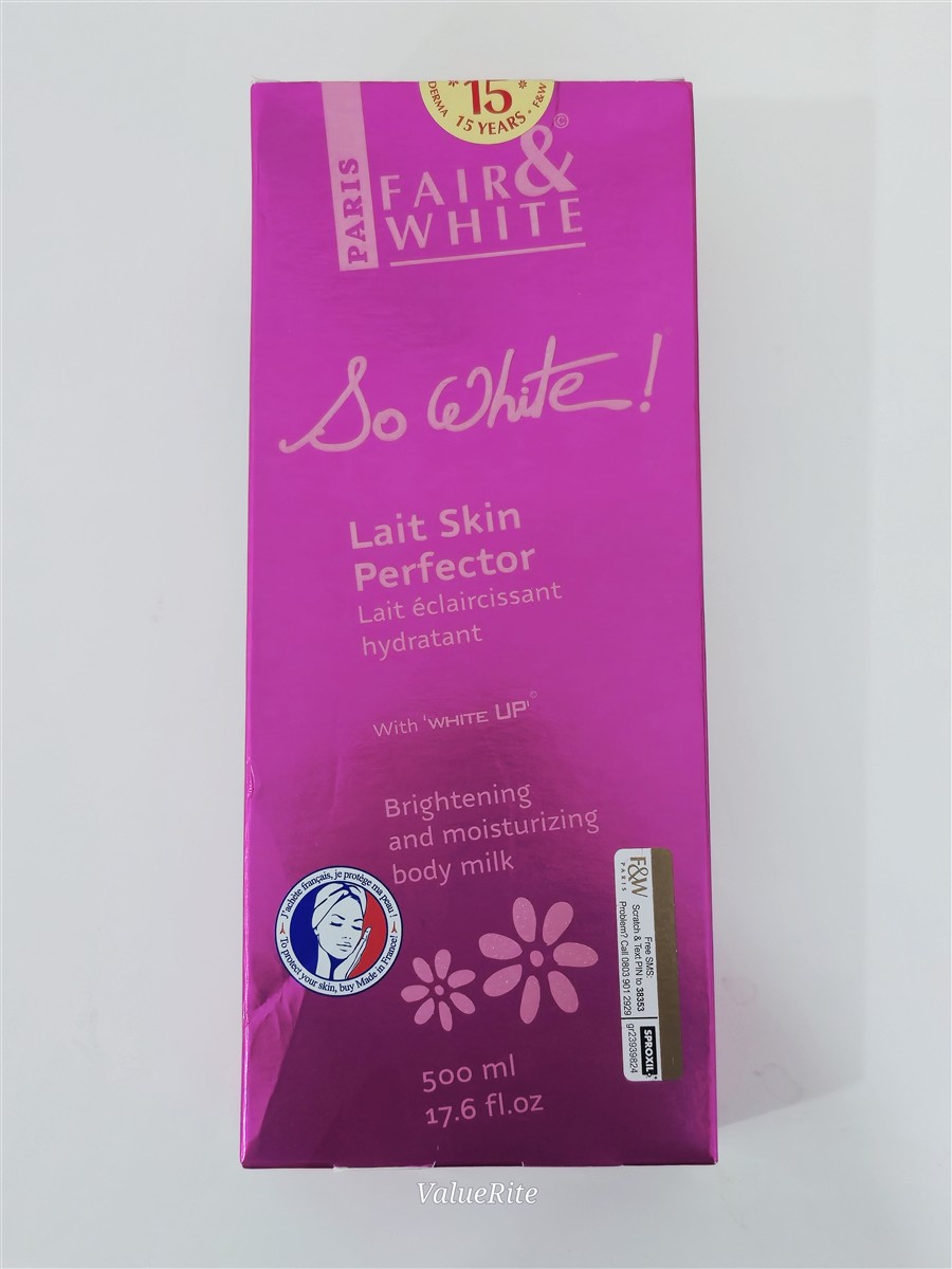 Fair & White Body Milk (Cream) 500ml