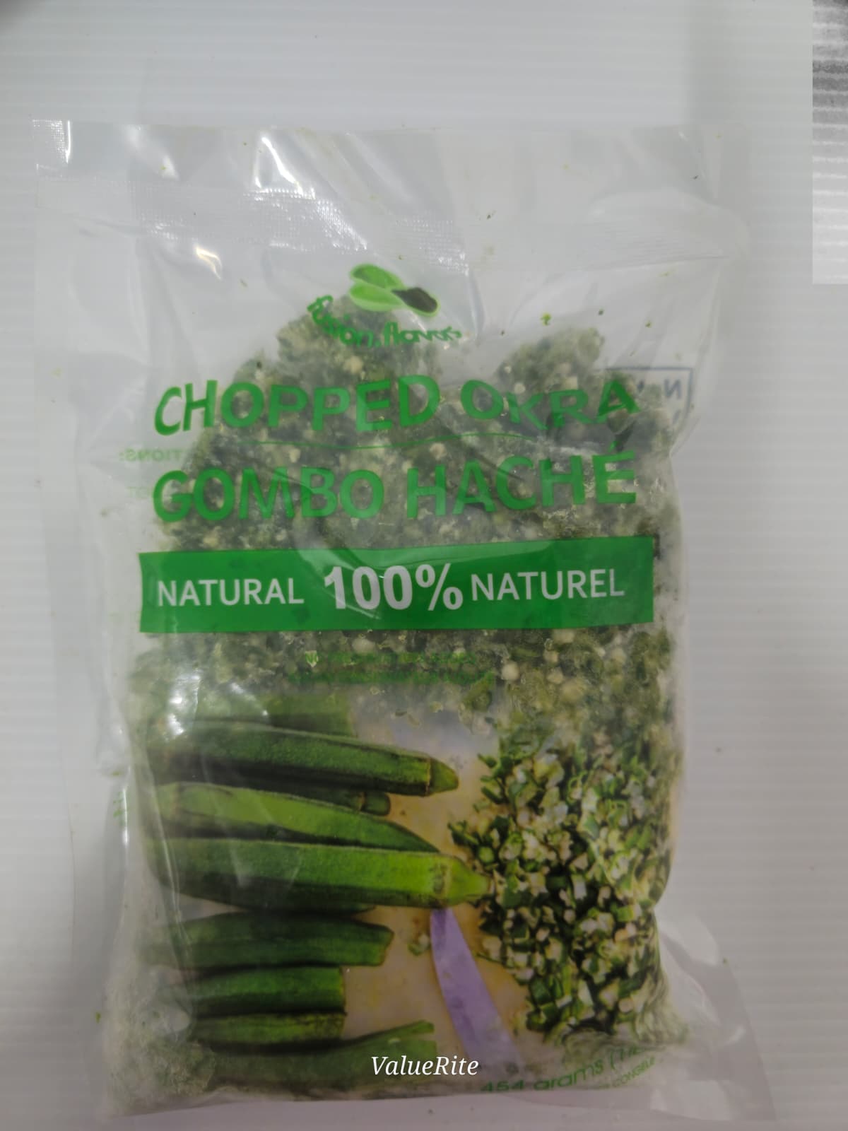 Okro - Frozen — Chopped Okro - Fusion Flavors