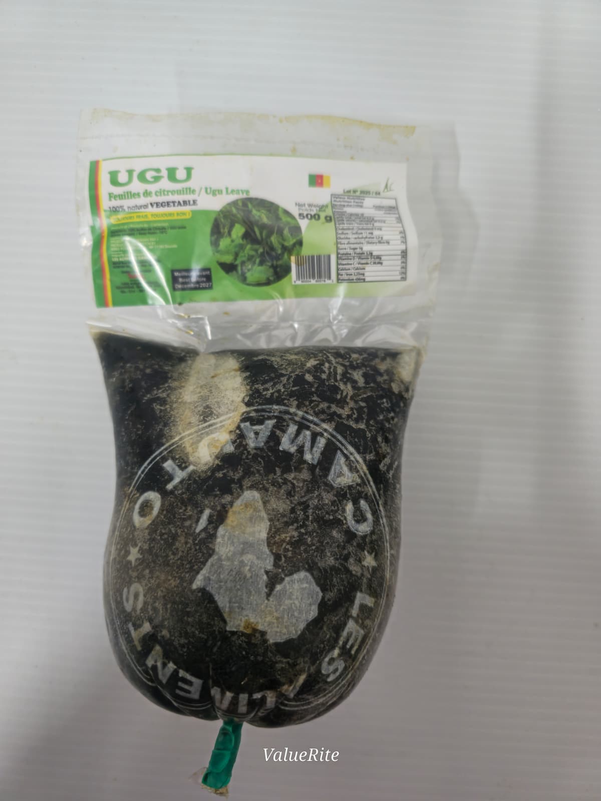 Ugu Vegetable Leave — 500g