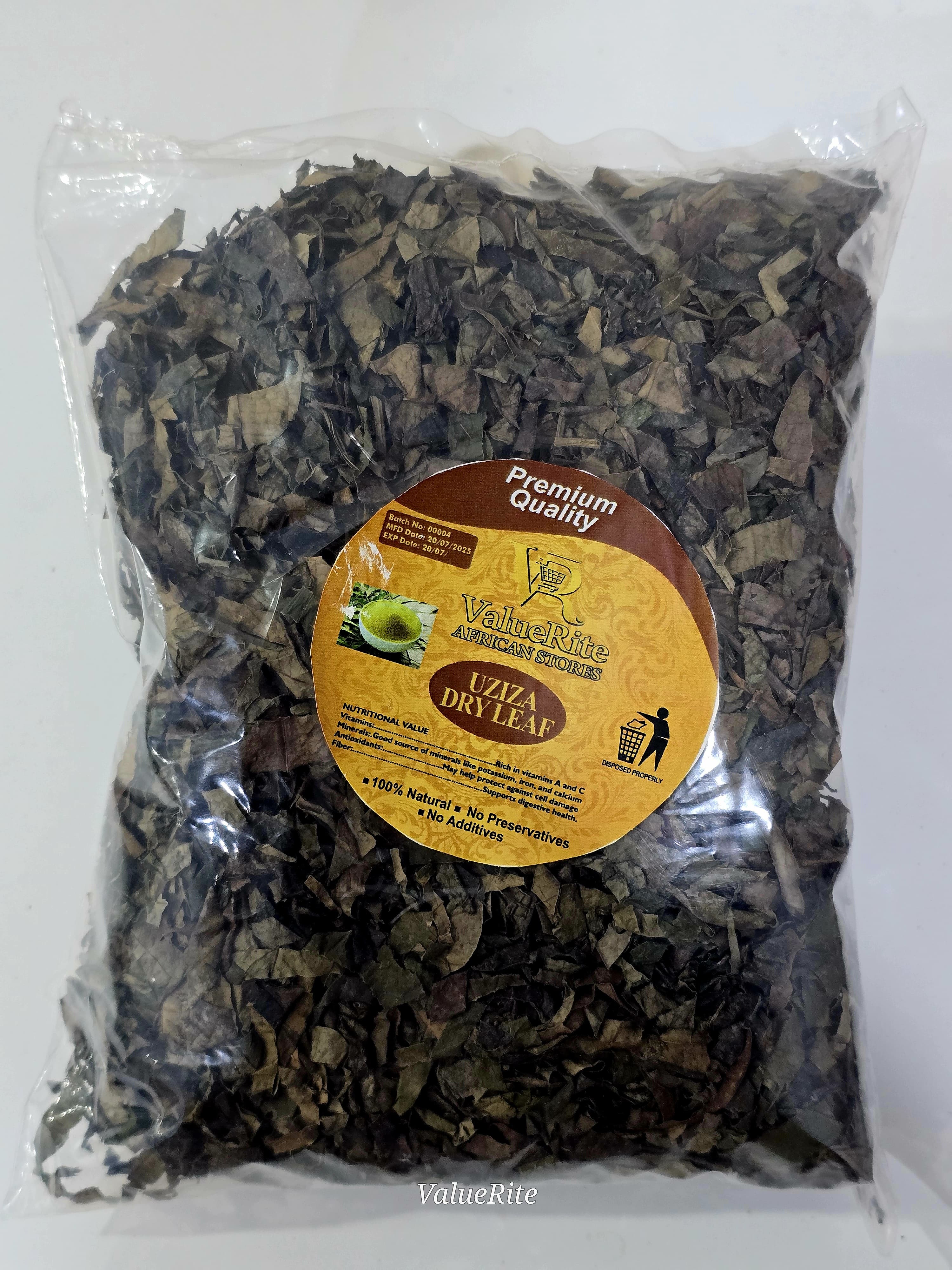 Uziza Leaf — Dried